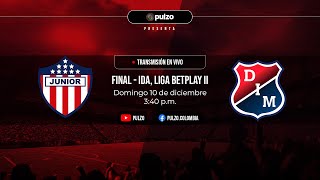 JUNIOR VS MEDELLÍN narración EN VIVO del partido de ida de la final de la Liga BetPlay II  Pulzo [upl. by Koy]