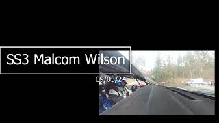 Malcolm Wilson Rally 2024 InCar POV SS34 Rally 3 Msport Ford Fiesta [upl. by Belanger]