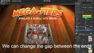 Make a Scroll using MegaFiers for Unity3D [upl. by Ahsenac167]