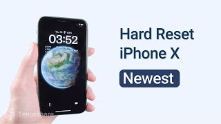 How to Hard Reset iPhone X 2022 [upl. by Lajes599]