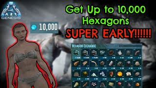 Ark Genesis Glitch Locations  Gather Up To 10000 Hexagons Early [upl. by Alexei]