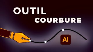 Loutil courbure dans Illustrator [upl. by Yemrots]