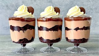 Nutella dessert cups  Easy and Yummy no bake dessert [upl. by Aneelad]