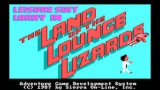 Leisure Suit Larry 1 The Land of the Lounge Lizards Walkthrough [upl. by Annet159]