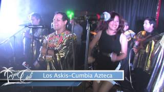 Los AskisCumbia Azteca en vivo desde Los Angeles California [upl. by Tinya]