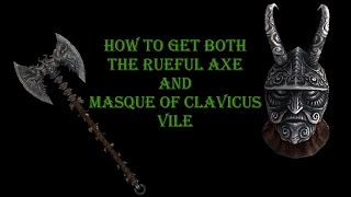 How to get the Rueful Axe and the Masque of Clavicus Vile at the same time in Skyrim [upl. by Flodnar]