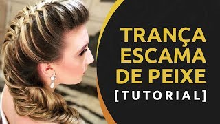 TUTORIAL  Semi preso com tranças escama de peixe [upl. by Analat]