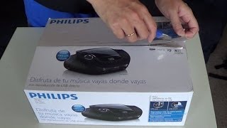 Philips CD Soundmachine AZ1837 Unboxing [upl. by Lynch111]