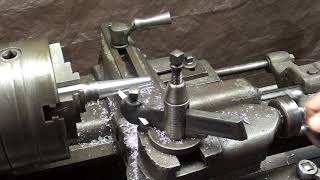 Tapers SOUTH BEND Lathe Compound Rest Method 701 tubalcain [upl. by Amir]