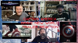 Captaiin America Brave New World Trailer Reaction bravenewworld captainamerica [upl. by Chemar]