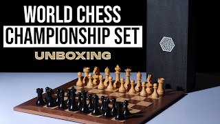 Unboxing the STUNNING 550 Official World Chess Championship Set and Giveaway [upl. by Charry]