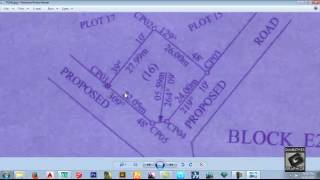 How to plot a survey drawing in AutoCad [upl. by Federico9]