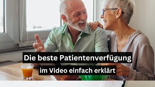 Die beste Patientenverfügung im Video einfach erklärt [upl. by Danit]