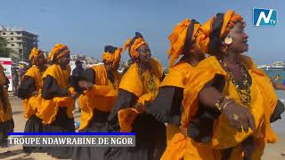 Les Dauphins  Journée International Aquathlons Prestation Troupe Ndawrabine de Ngor [upl. by Tabitha]