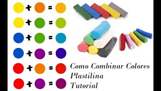 Como combinar colores con plastilina [upl. by Ballou]