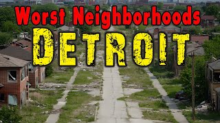 Top 10 worst neighborhoods in Detroit Motor City gets a list [upl. by Htebsil]