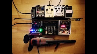 Electric violin effects pedal reviews  Strymon Deco [upl. by Ahtnicaj98]