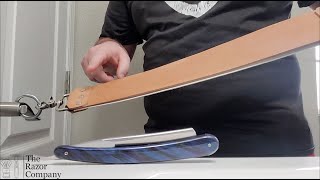 How To Properly Strop Your Straight Razor [upl. by Nwahc214]