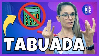 TABUADA  COMO ESTUDAR TABUADA  Prof Gis [upl. by Nera175]