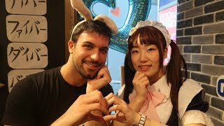 TÖBEE Japonyada İLGİNÇ Maid Cafe Akihabara VLOG [upl. by Golda]