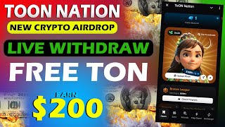 Toon Nation Airdrop  Toon Nation Withdrawal  Toon Nation Real or Fake  Toon Nation Listing Date [upl. by Cirdnek]