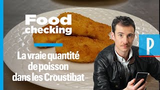 Quelle est la vraie quantité de poisson dans les poissons panés Croustibat [upl. by Shaikh]