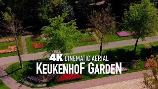 KEUKENHOF 2020 Drone 4K  Worlds Biggest Flower Garden in Ultra HD Holland [upl. by Hgielah]