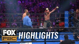 Caleb Plant emotional after winning world title for his late daughter  HIGHLIGHTS  PBC ON FOX [upl. by Hillell]