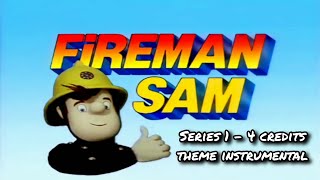 Fireman Sam  Series 1  4 credits theme instrumental [upl. by Aneerol]