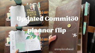 Commit30 updated planner flip [upl. by Iva245]