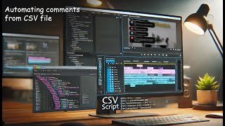 Automatically Generate Comments in Adobe Premiere Pro with Extendscript and CSV Data [upl. by Jennings262]