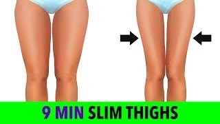 How To Get Slim Thighs in 9 Minutes [upl. by Askwith]