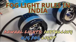 Best FOG LIGHTS For Bikes HJG Fog Lights  40 Watt Fog Lights [upl. by Travis76]