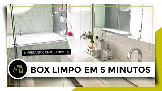 COMO LIMPAR O BOX DO BANHEIRO EM 5 MINUTOS  OSF®️  Rafa Oliveira [upl. by Debby]