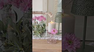 DIY Hängevasen im Glas dekoriert 🌿🌸💜  Sommerliche Dekoidee [upl. by Ryter]