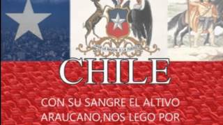 Himno Nacional de Chile Completo [upl. by Babbette]