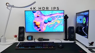 Samsung UR55 4K IPS HDR10 Monitor Review  Affordable 4K HDR IPS Monitor [upl. by Gapin725]