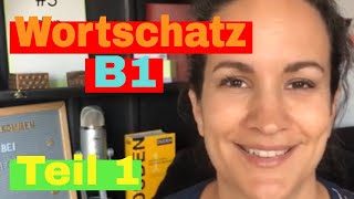 🇩🇪 Wortschatz B1  Teil 1  Alle Wörter die du brauchst [upl. by Lacee]