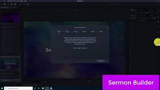 MediaShout 7  Sermon Builder [upl. by Anas91]
