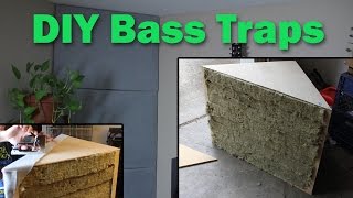 DIY Bass Traps Home Studio Room Acoustics [upl. by Ad]