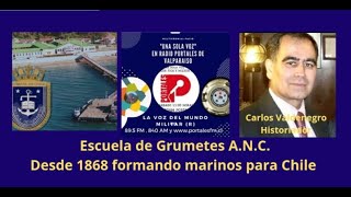 Escuela de Grumetes ANC desde 1868 formando marinos para Chile [upl. by Yerd]