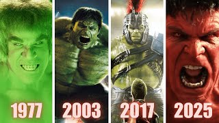 The Amazing Evolution of Hulk Movies 19772025 [upl. by Prochoras248]