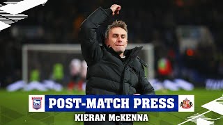 KIERAN McKENNA ON WIN OVER BLACK CATS [upl. by Aivil802]