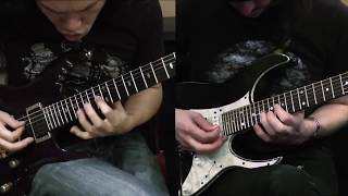 DragonForce  Defenders Herman Li amp Sam Totman Solos Live Playthrough [upl. by Hnoj364]