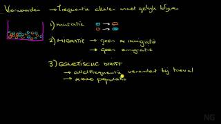 153  Voorwaarden wet van HardyWeinberg [upl. by Merriman]