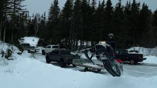 2021 ski doo backcountry 600 efi gooning around [upl. by Hsot]