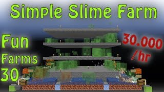 Simple and Unbreakable Slime Farms for Minecraft 114115 Fun Farms 30 [upl. by Idner878]