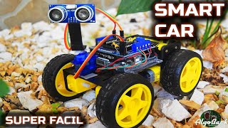 Como hacer Carro que EVITA OBSTÁCULOS  ARDUINO  Obstacle Avoiding Car  ARDUINO [upl. by Ynohta76]