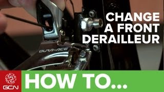 How to Change Your Front Derailleur  Replacing Your Bikes Front Mech [upl. by Bergeman]