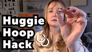 Huggie Hoop Hack  How to Remove Huggie Earrings [upl. by Emile]